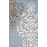 Modern Classics Pigeon Gray/Caper Green Rug