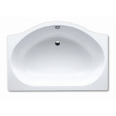 Duo Pool 59" x 39.4" Bath Tub with Front and Left Side Molded Panel and Feet in White