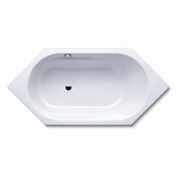 Vaio 6 74.8" x 35.4" Bath Tub in White