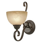 Riverton  Wall Sconce in Peppercorn
