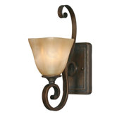 Meridian  Wall Sconce in Golden Bronze