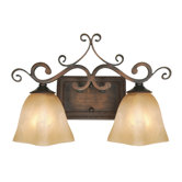 Meridian  Vanity Light in Golden Bronze
