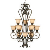 Heartwood 12 Light Chandelier
