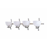 Luxor  Vanity Light in  Brushed Steel