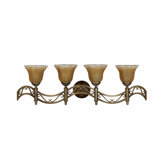 Donatelli  Vanity Light in  Platinum Bronze