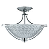 Halogen VII 3 Light Semi Flush Mount