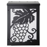 Grapevine Vertical Wall Mounted Mailbox