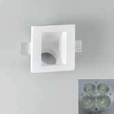 Invisibli 1 Light Recessed Step Wall Light