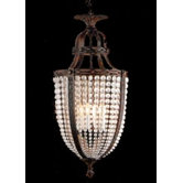Longas Nine Light Traditional Pendant in Oxidate Bronze