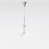 Ronni Single Light Pendant in Brushed Nickel