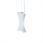 Twister Small Single Light Pendant in Matte Nickel