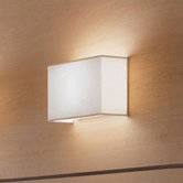 Blissy Wall Sconce with White Shade