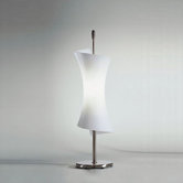 Twister 20" Table Lamp in White