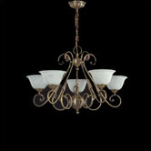 Alava I Traditional Chandelier in English Bronze