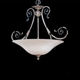 Alava II Traditional Pendant in Silver Oxide