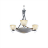 Toscana Chandelier in Antique Slate