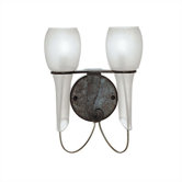 Pavia Two Light Wall Sconce in Nickel