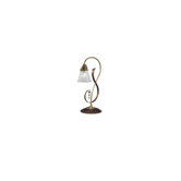 Siberia Table Lamp with Clear Glass in Aged Gold