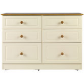 Blenheim Mid Long Chest of 6 Drawers