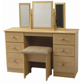 Sydney Knee Hole Dressing Table Set