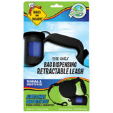 Small Retractable Pet Leash in Black
