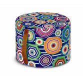 Narros Cylindrical Pouf Ottoman