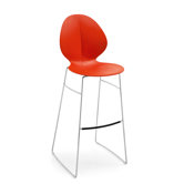 Basil High Stool with Footrest