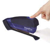 Desktop Stapler, 20 Sheet Capacity, Translucent Blue