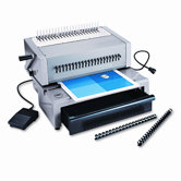 CombBind C800pro Electric Comb Binding Machine, 425-Sheets, 16 x 15 x 12, Gray