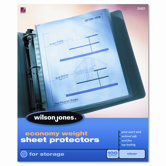 Wilson Jones Economy Weight Sheet Protector, 50/Box