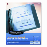 Wilson Jones Economy Weight Sheet Protector, 50/Box