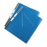 Hanging Data Binder w/Accohide Covers, 14-7/8 x 11, Blue