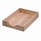 Carver Hardwood Legal Stackable Desk Tray