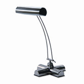 Full Spectrum Adjustable Suspension Desk Lamp, Brushed Steel, 20" High