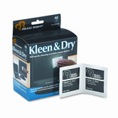 Read Right Kleen & Dry Screen Cleaner Wet Wipes, Cloth, 5 X 5, 40/Box