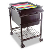 Companion Portable File Storage Box, Legal/Letter, Plastic