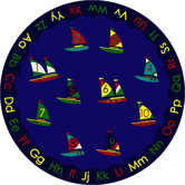 Educational Smooth Sailing Kids Rug