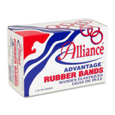 Rubber Bands, Size 16, 1 lb., 2-1/2"x1/16", Natural