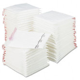 Jiffy TuffGard Self-Seal Cushioned Mailer, Side Seam, #2, White, 50/carton