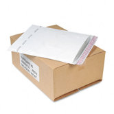 Jiffy TuffGard Self-Seal Cushioned Mailer, Side Seam, #6, White, 25/carton
