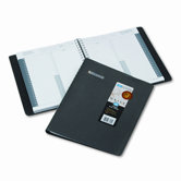 24/7 Daily Appointment Book, 8-1/2 x 11, Black, 2013