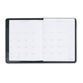 Executive Monthly Planner Padfolio, Unruled, 9 x 11, Black, 2013