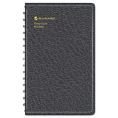 Classic Telephone/Address Book, Wirebound, 4-7/8 x 8, Black, 2012