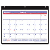 Monthly Desk Pad/Wall/Ring Binder Calendar, 3-Hole Punched, 11 x 8-1/4, 2013