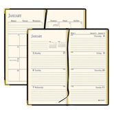 Weekly/Monthly Pocket Diary, Jan-Dec, 2 Pages per Week, 2-7/8"x4-7/8"Page Size, Black, 2013