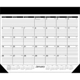 Desk Calendar, Jan-Dec, Refillable, 1 Page per Month, Ruled Blocks, 24"x19", 2013