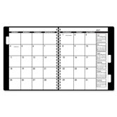 Yearly Refill Calendar, 2016, 2PPM, 22HP, 9"x11", White/Cream, 2013