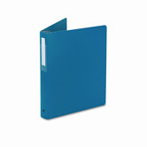 Hanging File Poly Ring Binder, 1in Capacity, Blue