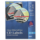 Inkjet Full-Face Cd Labels (20/Pack)
