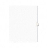 Legal Side Tab Dividers, One-Tab, Title N, Letter, 25/Pack